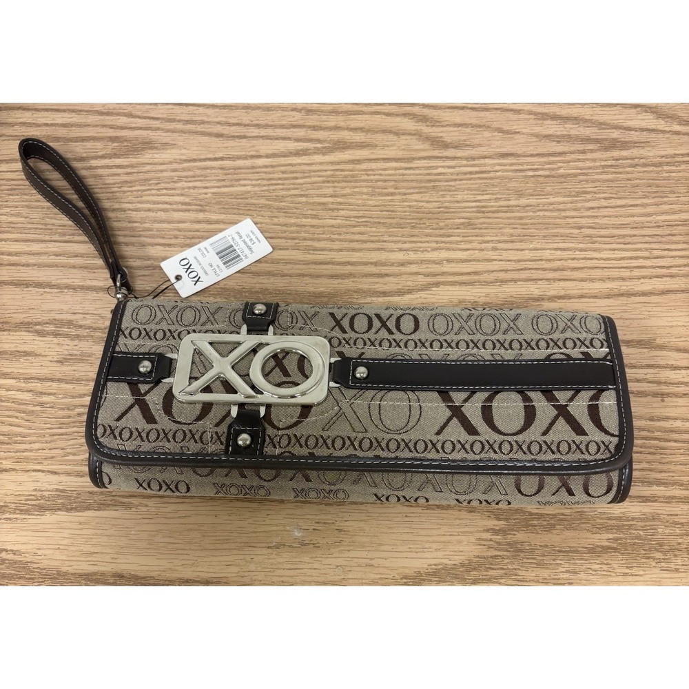 XOXO Big Buckle Brown Baguette Y2K Style Purse /Clutch New With Tags